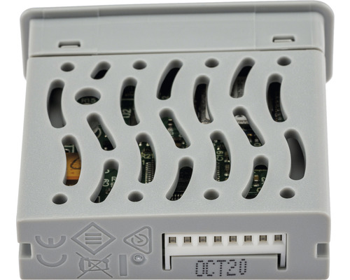 Senzor electronic cu orificii de ventilare