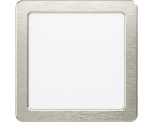 Spot LED încastrat Fueva5 10,5W 1350 lumeni, 4000K, 166x166 mm, nichel mat Capac metalic pătrat