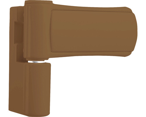 Balama reglabilă PM-Technic 3D 105mm, max. 120kg, maro închis, pentru tâmplărie PVC