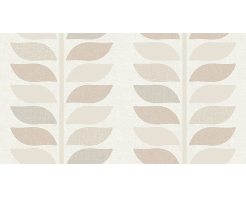 Tapet vlies IW2202 abstract crem 10,05x0,53 m Tapet cu model de frunze