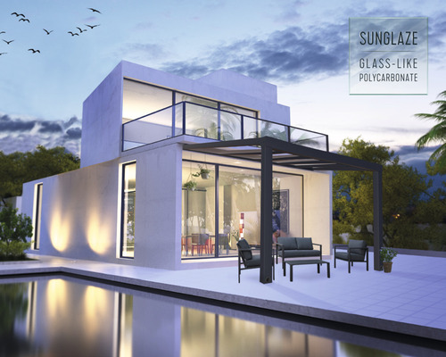 Casă modernă cu terasă, pergolă și mobilier de grădină