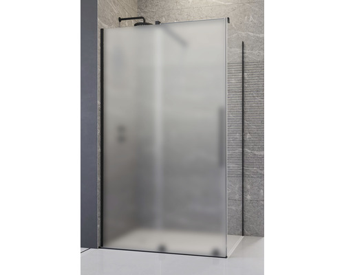Perete lateral cabină duș Radaway Furo Black 90x200 cm sticlă transparentă profil negru