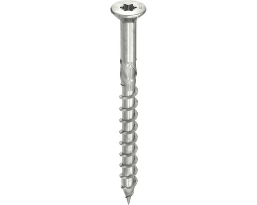 Holșuruburi pentru lemn de terasă Heco Topix-Plus 5x60 mm oțel inox A2, 200 bucăți, filet parțial-0