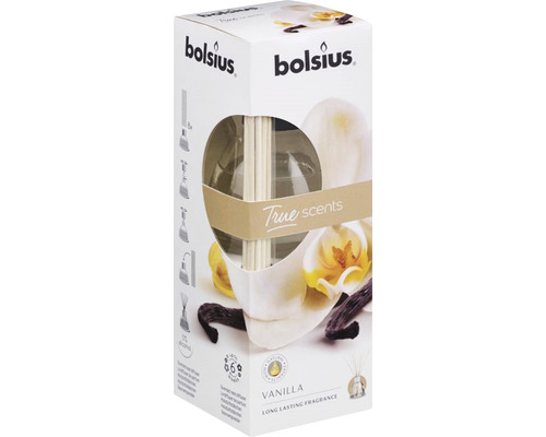 Odorizant Bolsius difuzor cu bețișoare aromă vanilie 45 ml-0