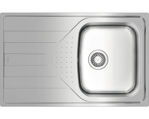 Chiuvetă bucătărie inox cu o cuvă Teka Universe 45 T-XM 79x50 cm, picurător pe stânga