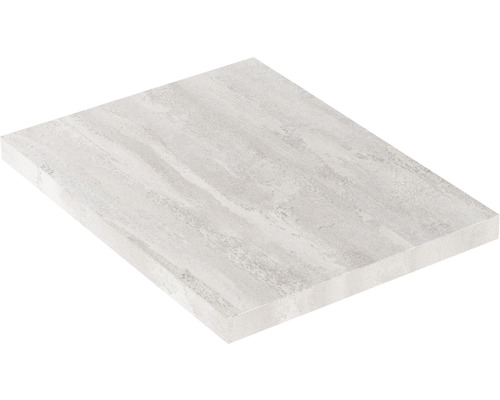 Blat pentru lavoar baie, PAL, gri beton 60x46x3,8 cm