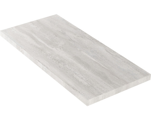 Blat pentru lavoar baie, PAL, gri beton 100x46x3,8 cm