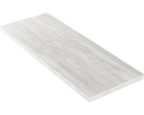 Blat pentru lavoar baie, PAL, gri beton 120x46x3,8 cm