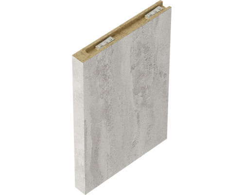 Blat baie vertical, PAL, gri beton 30x46x3,8 cm