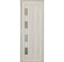 Ușă de interior cu inserții de sticlă și set de mânere