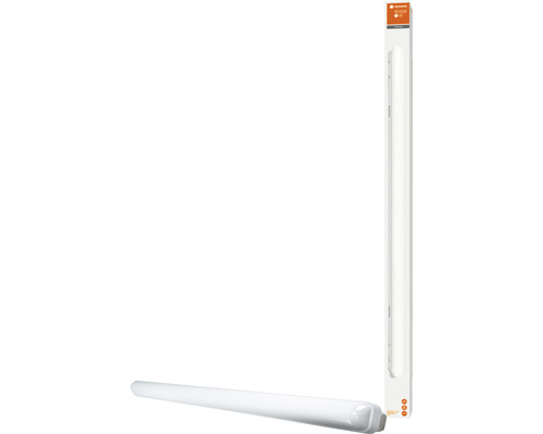 Corp de iluminat tubular cu LED în ambalaj și despachetat