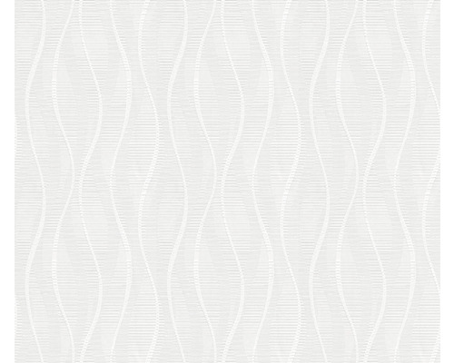 Tapet vlies 5730 Patent Decor Green Label alb 10,05x0,75 m Tapet cu model valurit