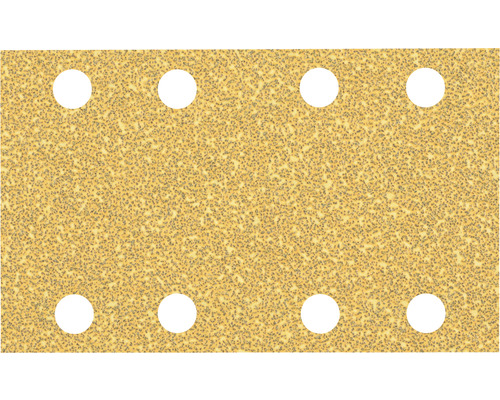 Hârtie abrazivă Bosch 80x133mm, granulație 40, cu 8 găuri, pachet 50 bucăți Placă de construcție perforată