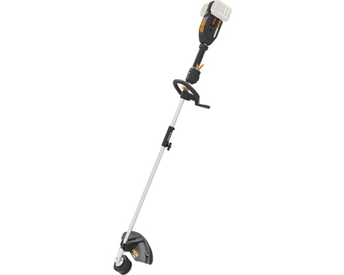 Trimmer de gazon cu acumulator și tijă telescopică pentru utilizare în grădină