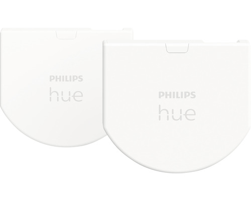 Întrerupătoare simple Philips Hue pentru iluminat, montaj în doză, conexiune ZigBee, 2 bucăți