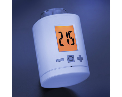 Termostat electronic pentru calorifer cu afișaj