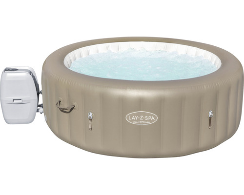 Jacuzzi gonflabil Bestway LAY-Z SPA Palm Springs pentru 6 persoane PVC Ø 196 cm H 71 cm capacitate 916 l bej Jacuzzi gonflabil Bestway LAY-Z SPA Palm Springs pentru 6 persoane PVC Ø 196 cm H 71 cm capacitate 916 l bej