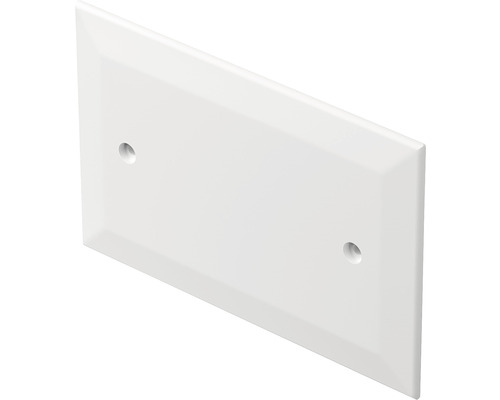 Placă oarbă albă pentru montaj încastrat