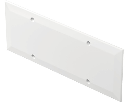 Capac dublu alb pentru întrerupător, pentru montare pe perete