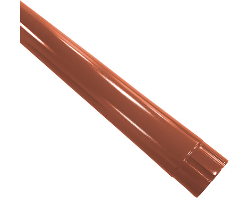 Burlan metalic PRECIT 2 m Ø 90 mm roșu oxid RAL 3009 Canal de scurgere metalică