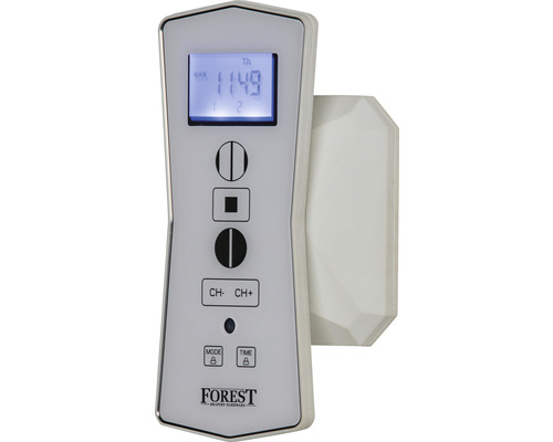 Telecomandă Forest Drapery Hardware cu ecran și butoane pentru controlul draperiilor