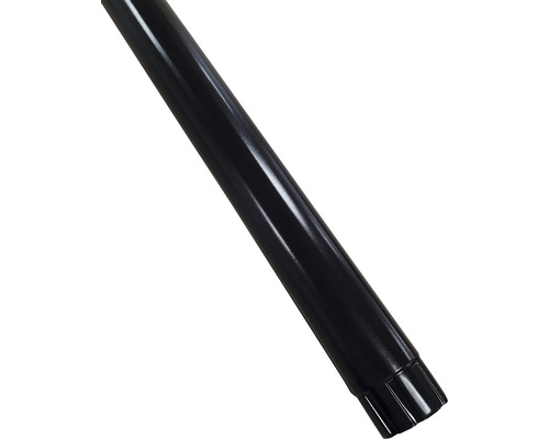 Prelungitor burlan metalic PRECIT 1 m Ø 90 mm negru RAL 9005