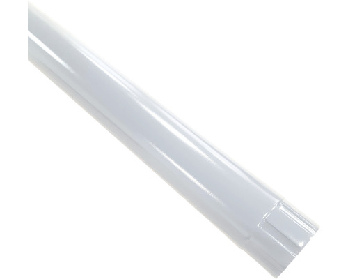 Burlan metalic PRECIT 4 m Ø 90 mm alb RAL 9010 Canal de protecție cabluri din plastic
