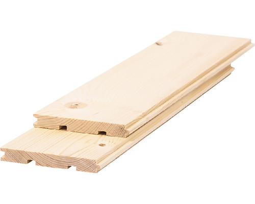 Dușumea rășinoasă calitatea A/B 18x145x4000 mm Două scânduri profilate din lemn