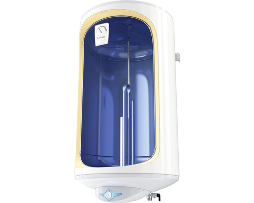 Secțiune transversală a unui boiler pentru a arăta componentele interne