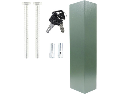 Cutie poștală cu două chei, două șuruburi și două dibluri