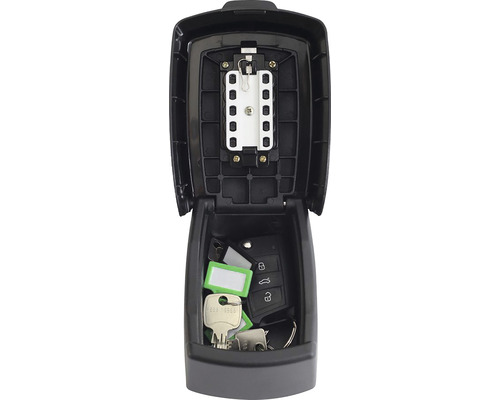 Cutie de siguranță pentru chei deschisă cu chei