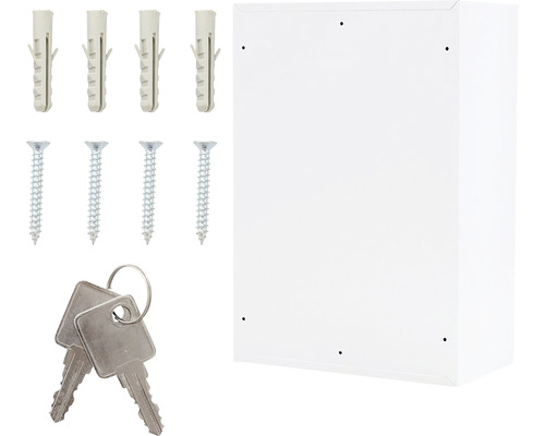 Dulap pentru chei cu material de fixare și chei