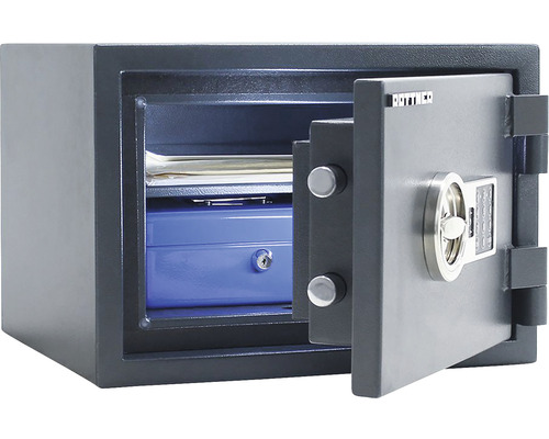 Seif deschis cu închidere cu combinație