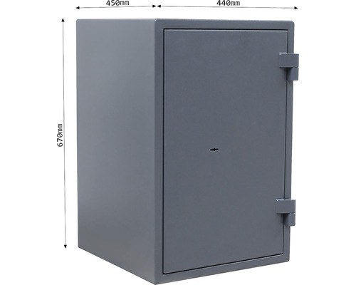 Seif cu dimensiunile de 450 mm pe 440 mm pe 676 mm