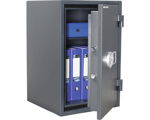 Seif deschis cu încuietoare numerică și conținut