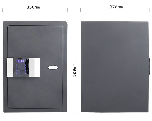 Dulap pentru chei cu încuietoare electronică, dimensiuni 350 x 500 x 370 milimetri