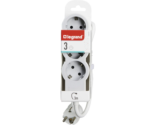 Bloc multipriză Legrand cu trei prize și cablu de trei metri
