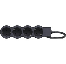 Prelungitor electric Legrand RevOlution 4 prize 1,5m 3680W, negru