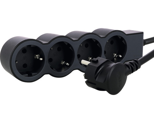 Prelungitor cu patru prize și un ștecher
