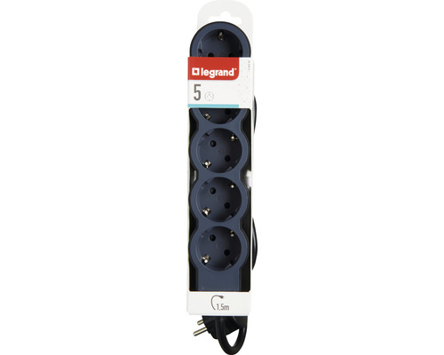 Legrand Logo prelungitor cu cinci prize și cablu de 1,5 metri
