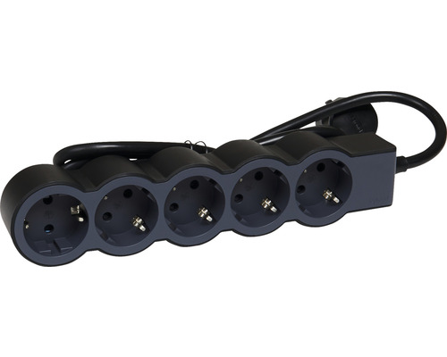 Extensie cu cinci prize și cablu