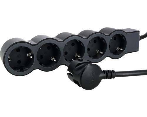 Prelungitor cu cinci prize și ștecăr