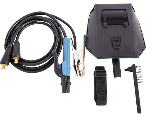 Echipament de sudură cu cablu, clemă, cască de sudură, perie și curea