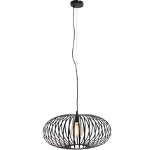 Lampa suspendată cu șa metalică și design deschis