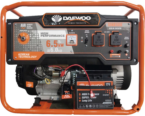 Generator de curent cu benzină Daewoo GDK6500E 6500W, monofazic