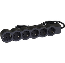 Prelungitor electric Legrand RevOlution 6 prize 1,5m 3680W, negru