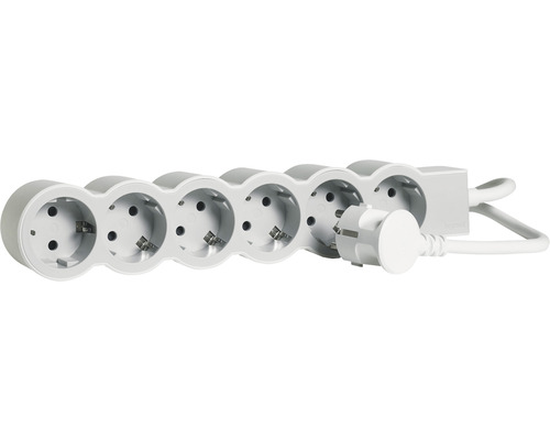 Prelungitor cu șase prize și ștecher