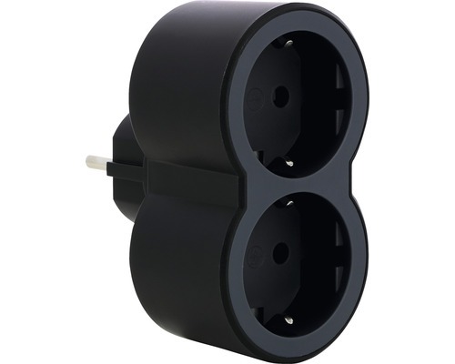 Adaptor de priză cu două sloturi