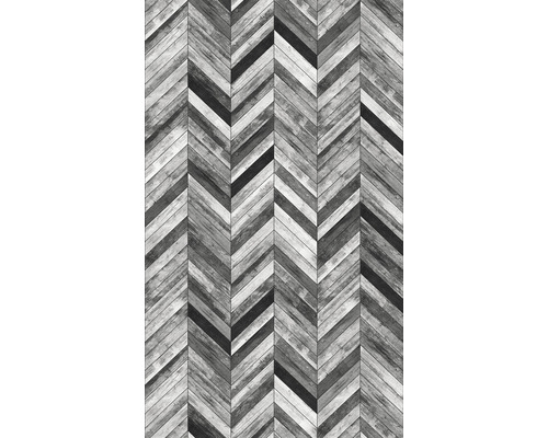 Fototapet vlies Smart Art Easy 47246 aspect lemn gri 159x270 cm Parchet din lemn cu model herringbone
