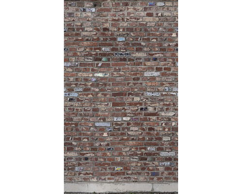 Fototapet vlies Smart Art Easy 47254 cărămidă roșu 159x270 cm Zid de cărămidă cu urme de utilizare